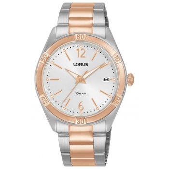 Ceas  Fashion RH982QX9 - Quartz - Argintiu cu Auriu - Rezistent la Apa 10 ATM - Bratara Otel