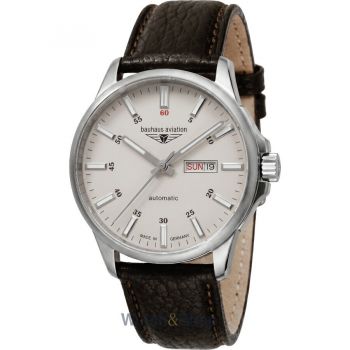 Ceas Bauhaus Bauhaus 2866-5 Mens Watch Aviation Automatic Titanium 42mm 10ATM