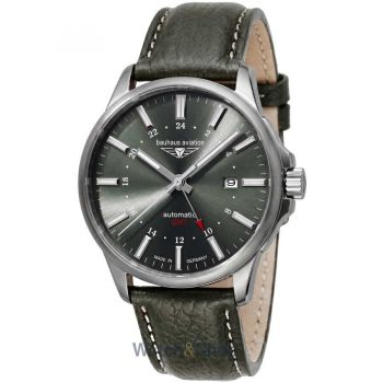 Ceas Bauhaus Bauhaus 2868-4 Mens Watch Aviation GMT Automatic Titanium 42mm 10ATM