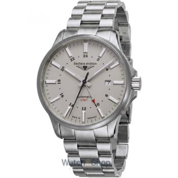 Ceas Bauhaus Bauhaus 2868M-5 Mens Watch Aviation Automatic Titanium GMT 42mm 10ATM