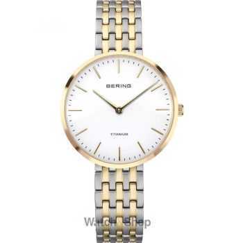 Ceas Bering Bering 19334-010 Ladies Watch Titanium 34mm 5ATM