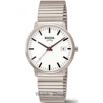 Ceas Boccia Boccia 3622-04 Mens Watch Titanium Drawstring Watch 38mm 5ATM