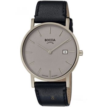 Ceas Boccia Boccia 3637-01 Men's Watch Titanium Mens Watch 37mm 5ATM