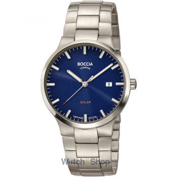 Ceas Boccia Boccia 3652-02 Men's Watch Solar Titanium Mens Watch 39mm 5ATM
