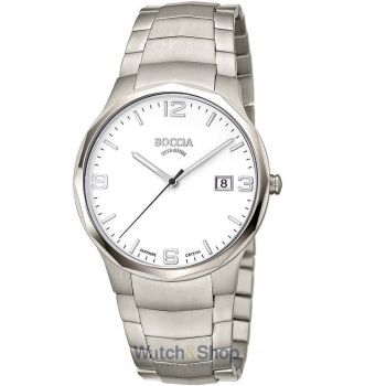 Ceas Boccia Boccia 3656-01 Men's Watch Titanium Mens Watch 39mm 5ATM