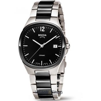 Ceas Boccia Boccia 3668-01 Mens Watch Titanium Sapphire crystal Ceramic 38mm 5ATM