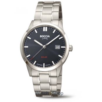 Ceas Boccia Boccia 3673-02 Mens Watch Titanium Solar 39mm 5ATM