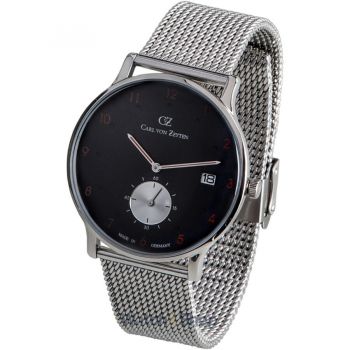 Ceas Carl&nbsp;von&nbsp;Zeyten Carl von Zeyten CVZ0018BKMB Mens Watch Furtwangen 42mm 3ATM