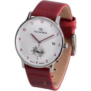 Ceas Carl&nbsp;von&nbsp;Zeyten Carl von Zeyten CVZ0018RD Mens Watch Furtwangen 42mm 3ATM
