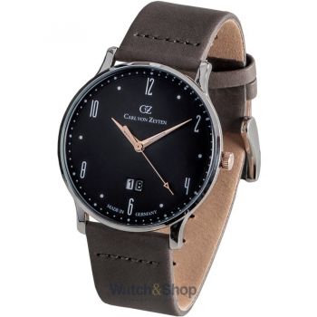 Ceas Carl&nbsp;von&nbsp;Zeyten Carl von Zeyten CVZ0019GY Mens Watch Lenzkirch 42mm 3ATM