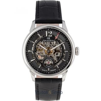 Ceas Carl&nbsp;von&nbsp;Zeyten Carl von Zeyten CVZ0080BKS Schramberg Automatic Mens Watch 43mm 5ATM