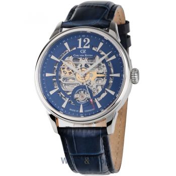 Ceas Carl&nbsp;von&nbsp;Zeyten Carl von Zeyten CVZ0080BLS Mens Watch Schramberg Automatic 42mm 5ATM