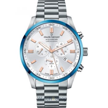 Ceas Claude&nbsp;Bernard Claude Bernard 10222-3MBU-AIR Mens Watch Aquarider Chronograph 44mm 20ATM