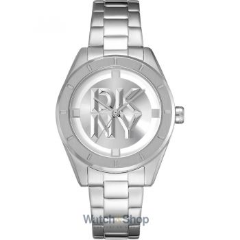 Ceas DKNY DKNY DK1L016M0045 Ladies Watch Chambers Midi Silver 34mm 5ATM