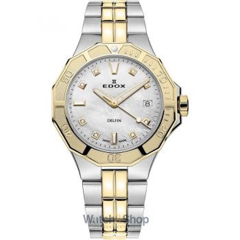 Ceas Edox Edox 53020-357JM-NADD Delfin Diver Ladies Watch 38mm 20ATM