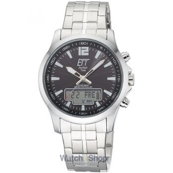 Ceas ETT&nbsp;Eco&nbsp;Tech&nbsp;Time ETT Eco Tech Time EGA-11715-21M Mens Watch Radio-controlled Solar Drive Professional Chronograph 45mm 5ATM