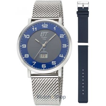 Ceas ETT&nbsp;Eco&nbsp;Tech&nbsp;Time ETT Eco Tech Time EGS-11621-32MS Mens Watch Atacama Solar Radio Controlled 40mm 5ATM