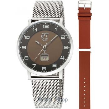 Ceas ETT&nbsp;Eco&nbsp;Tech&nbsp;Time ETT Eco Tech Time EGS-11624-22MS Mens Watch Atacama Solar Radio Controlled 40mm 5ATM