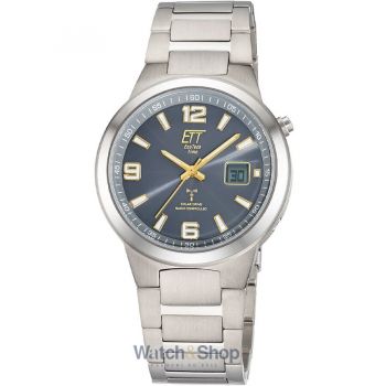 Ceas ETT&nbsp;Eco&nbsp;Tech&nbsp;Time ETT Eco Tech Time EGT-11708-52M Mens Watch Radio-controlled Solar Drive Everest Gents Titan 41mm 5ATM
