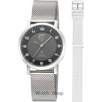 Ceas ETT&nbsp;Eco&nbsp;Tech&nbsp;Time ETT Eco Tech Time ELS-11625-22MS Ladies Watch Atacama Solar Radio Controlled 36mm 5ATM
