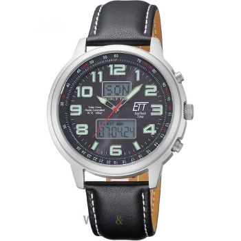 Ceas ETT&nbsp;Eco&nbsp;Tech&nbsp;Time ETT EGS-11301-22L Solar Drive Radio Controlled Hunter II Chrono 48mm 10ATM