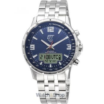 Ceas ETT&nbsp;Eco&nbsp;Tech&nbsp;Time ETT EGS-11552-31M Solar Drive Radio Controlled Professional 43mm 10ATM