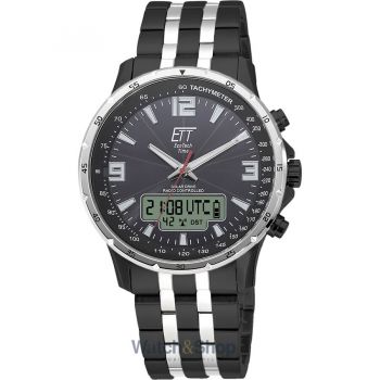Ceas ETT&nbsp;Eco&nbsp;Tech&nbsp;Time ETT EGS-11568-21M Solar Drive Radio Controlled Professional Arctica 43mm
