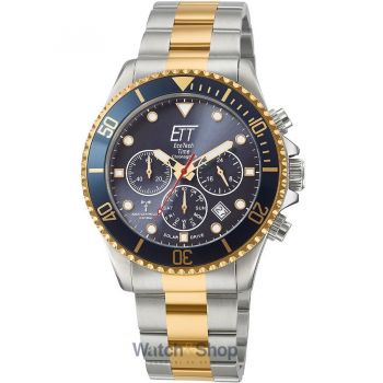 Ceas ETT&nbsp;Eco&nbsp;Tech&nbsp;Time ETT EGS-11609-35M Professional Solar Radio Controlled Chronograph 44mm 20ATM