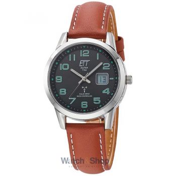 Ceas ETT&nbsp;Eco&nbsp;Tech&nbsp;Time ETT ELS-11588-22L Solar Drive Radio Controlled Gobi Ladies Watch 34mm 5ATM