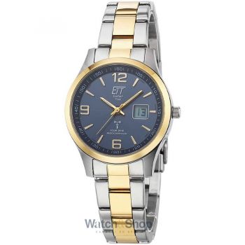 Ceas ETT&nbsp;Eco&nbsp;Tech&nbsp;Time ETT ELS-11600-32M Solar Drive Radio Controlled Gobi Ladies Watch 34mm 10ATM