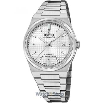 Ceas Festina Festina F20028/1 Mens Watch Swiss Made Rivé Automatic 40mm 10ATM