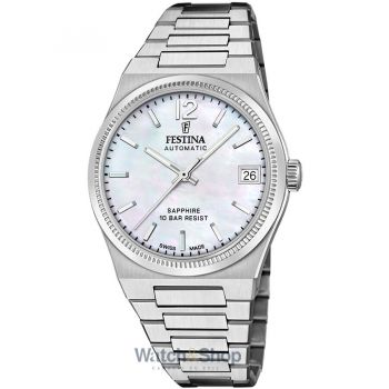 Ceas Festina Festina F20029/1 Ladies Watch Swiss Made Rivé Automatic 35mm 10ATM