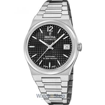 Ceas Festina Festina F20029/6 Ladies Watch Swiss Made Rivé Automatic 35mm 10ATM