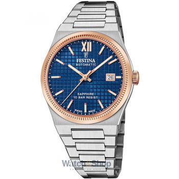 Ceas Festina Festina F20030/2 Mens Watch Swiss Made Rivé Automatic 40mm 10ATM