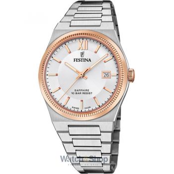 Ceas Festina Festina F20036/1 Mens Watch Swiss Made Rivé 40mm 10ATM