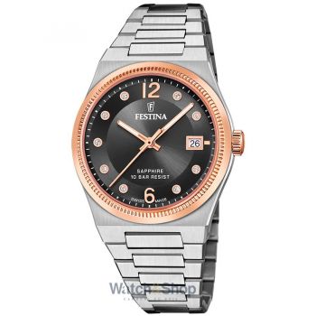Ceas Festina Festina F20037/3 Ladies Watch Swiss Made Rivé 35mm 10ATM