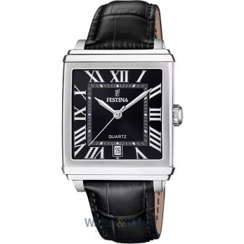Ceas Festina Festina F20681/3 Mens Watch Quartz Square 39mm 5ATM