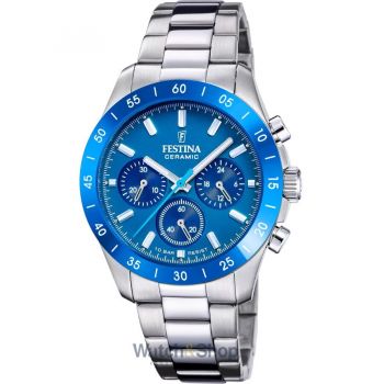 Ceas Festina Festina F20693/4 Unisex Chronograph Ceramic 39mm 10ATM
