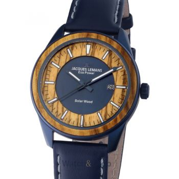 Ceas Jacques&nbsp;Lemans Jacques Lemans 1-2116K Eco-Power Men's Solar Mens Watch 40 mm