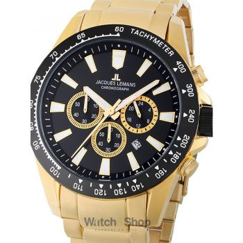 Ceas Jacques&nbsp;Lemans Jacques Lemans 1-2140I Liverpool Chronograph Mens Watch 48mm 10ATM