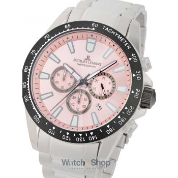 Ceas Jacques&nbsp;Lemans Jacques Lemans 1-2140L Liverpool Chronograph Mens Watch 48mm 10ATM