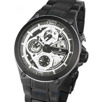 Ceas Jacques&nbsp;Lemans Jacques Lemans 1-2150F Manchester Multifunction Mens Watch 43mm 10ATM