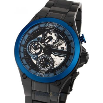 Ceas Jacques&nbsp;Lemans Jacques Lemans 1-2150G Manchester Multifunction Mens Watch 43mm 10ATM