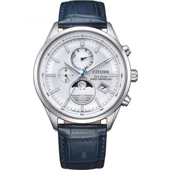 Ceas Citizen Citizen BY1030-09A Mens Watch Eco-Drive 4-Zonen radio-controlled watch Moon Phase 42mm 10ATM