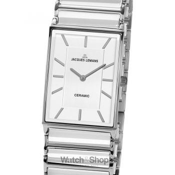 Ceas Jacques&nbsp;Lemans Jacques Lemans 1-1651.1E York Ceramic Ladies Watch 20mm 5 ATM