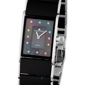 Ceas Jacques&nbsp;Lemans Jacques Lemans 1-1940F Dublin Ceramic ladies 24 x 28 mm