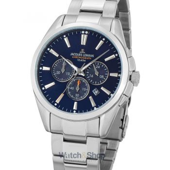 Ceas Jacques&nbsp;Lemans Jacques Lemans 1-1945.1E Derby Chronograph 43mm 10ATM