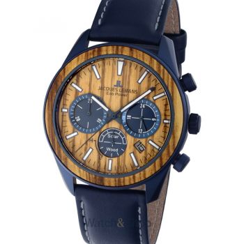 Ceas Jacques&nbsp;Lemans Jacques Lemans 1-2115N Eco Power Solar Chronograph 44 mm