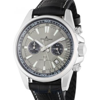Ceas Jacques&nbsp;Lemans Jacques Lemans 1-2117Q Liverpool Mens Chronograph 44mm 20ATM