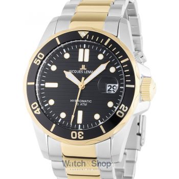 Ceas Jacques&nbsp;Lemans Jacques Lemans 1-2170L Hybromatic Diver Mens Watch 41mm 20ATM